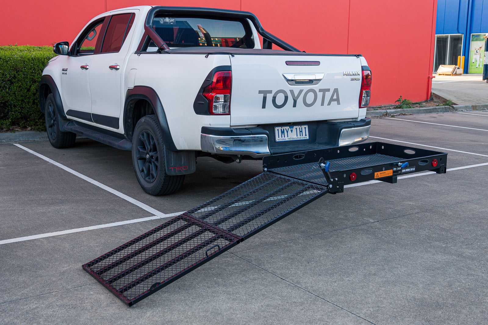 145cm X 76cm Mobility Scooter Wheelchair Carrier Atv Ramp Trailer