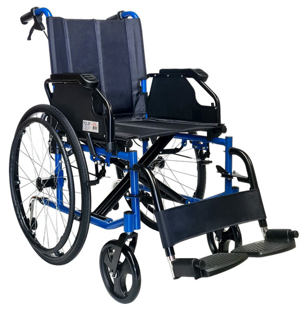 PA169 DELUXE STEEL WHEELCHAIR - 45cm