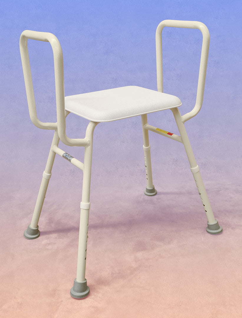 PQ108L ALUMINIUM NON PADDED SHOWER STOOL