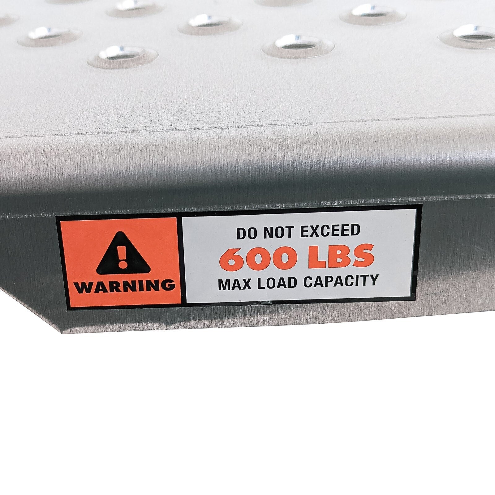 Ramptec Aluminium Adjustable Threshold Ramp 90Cm X 90Cm 272Kg Capacity