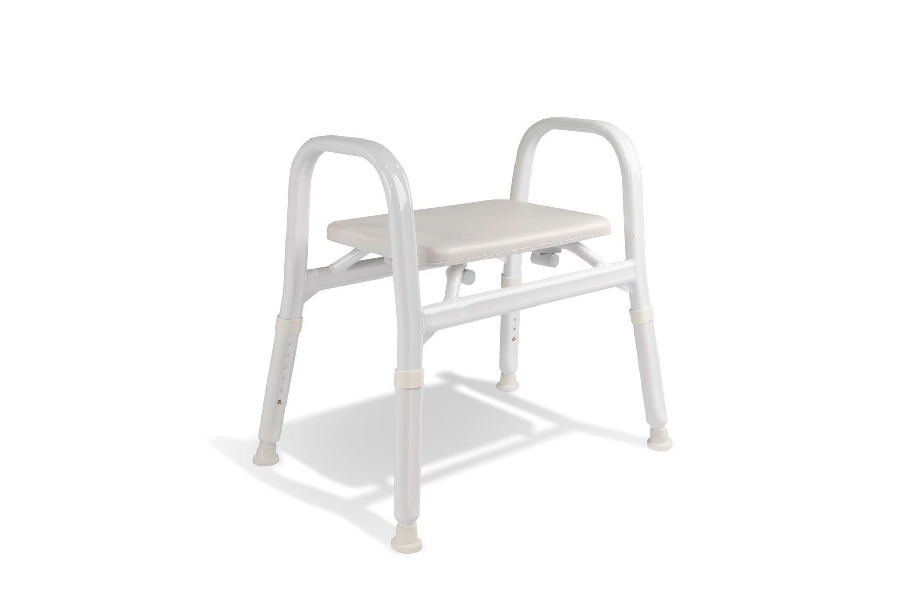 Premium Bariatric Padded Shower Stool (56cm, 280Kg) – Aluminium Rust Free
