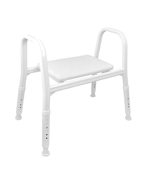 Premium Bariatric Padded Shower Stool – Aluminium Rust Free