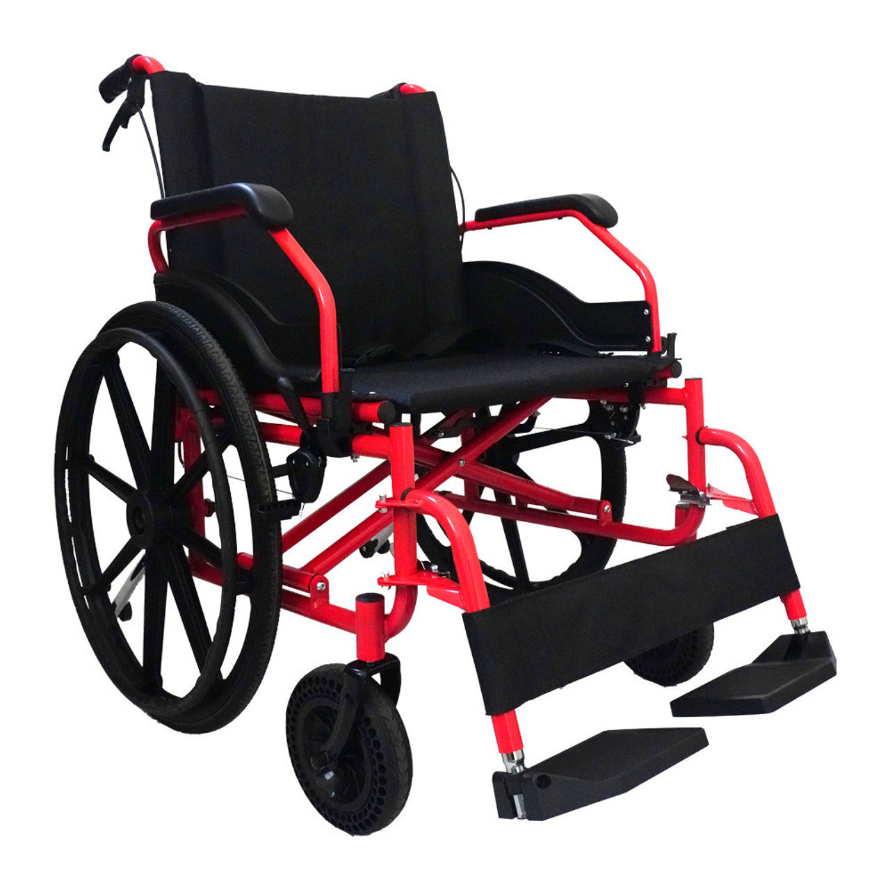HEAVY DUTY STEEL WHEELCHAIR