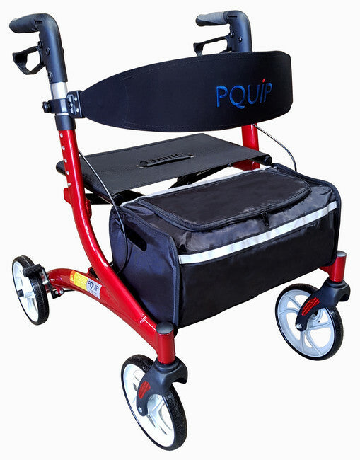 150kg Heavy Duty Euro 8” X-Fold Rollator