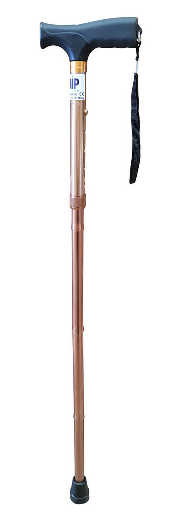 Folding T Shape Handle Cane Soft Grip