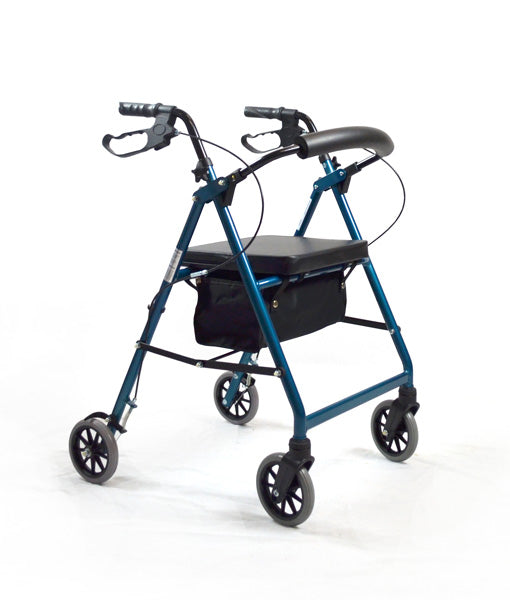 Hero Medical 4-Wheeled Mobility Walker – Walking Frame with Rollator