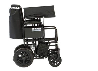 Drive - Bariatric Steel Wheelchair (200kg) BTR22BLKAU by Drive