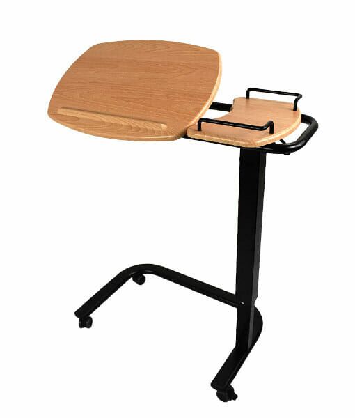 Over Bed Table with Tilting Split table