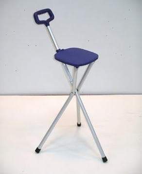 Walking Stick with Folding Seat by Safety and Mobility