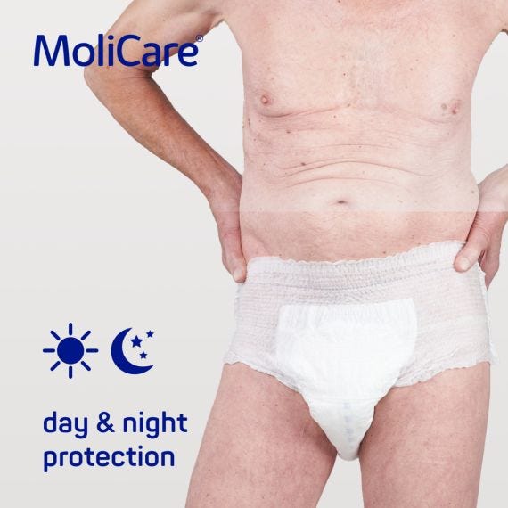 Molicare Premium Mobile 10 Drops Medium Waist 80 120cm Unisex 2574ml
