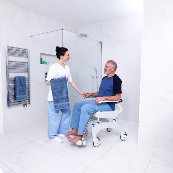 Aquatec Ocean Ergo Transit Shower Commode