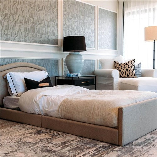 Casero Series Mode Bed King Single, with Head and Foot Boards