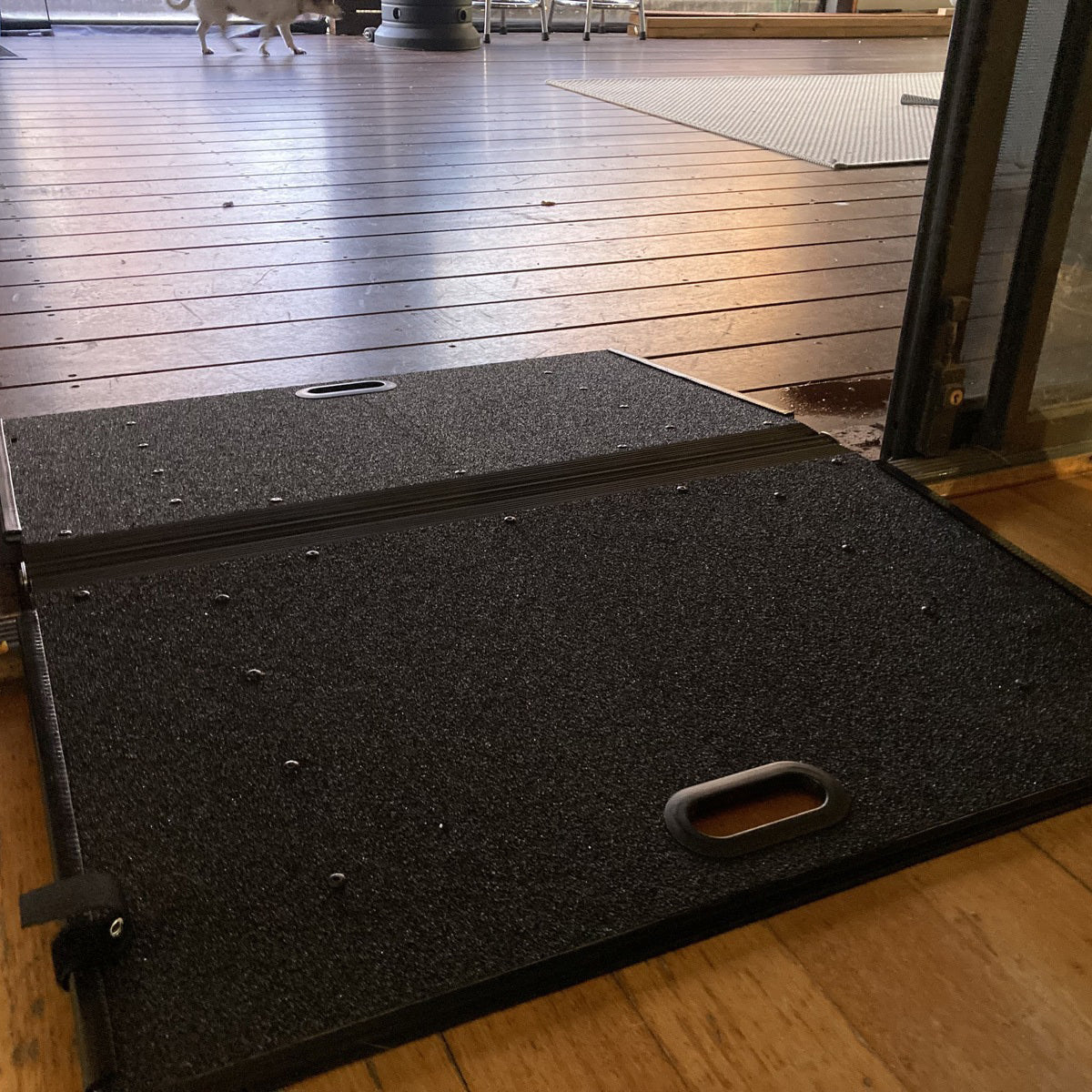 Ramptec Bridge / Hinged ramp 70cm x 90cm capacity 273KG - Ideal for bridging sliding door channel