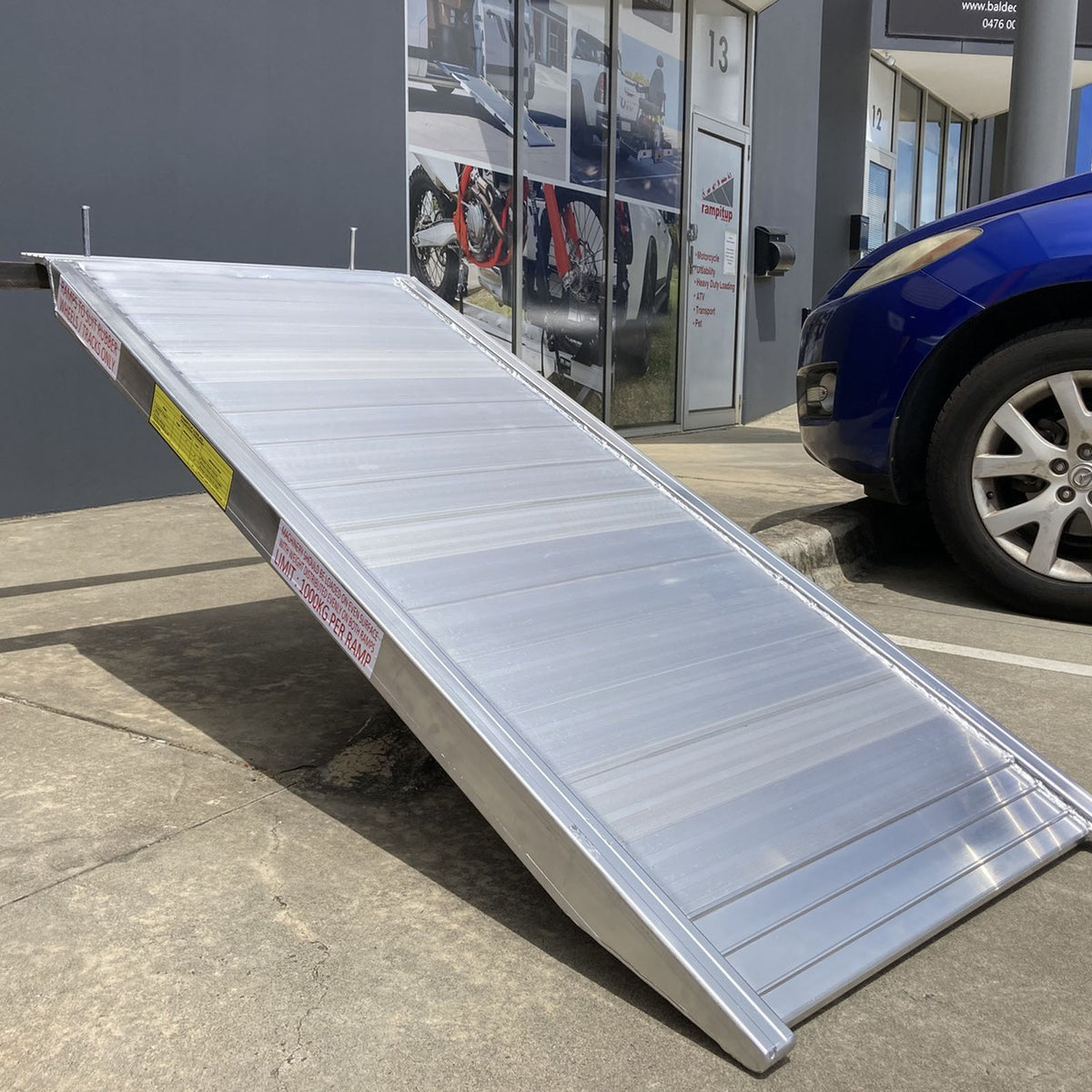 Aluminium Removalist Walk Ramp 1.8M x 770mm 1000KG Capacity — Breeze ...