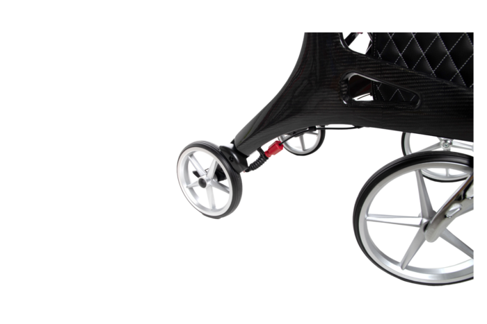 Hero Medical Outdoor Lite Seat Walker (Carbon Fibre)