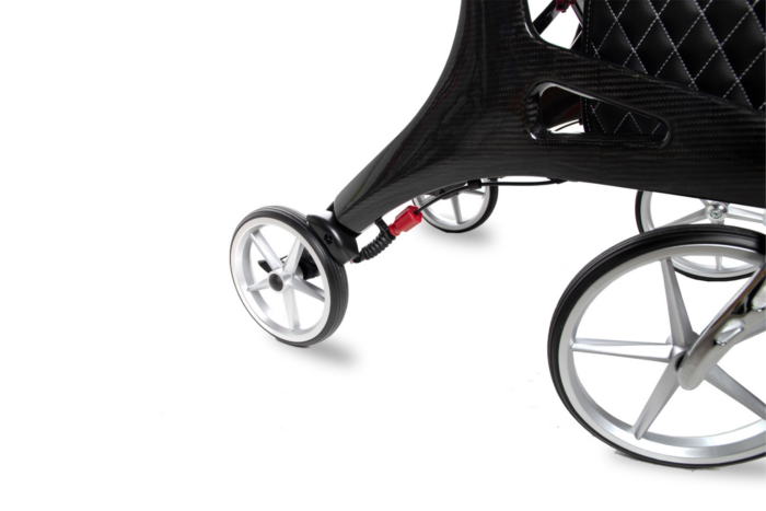 Hero Medical Outdoor Lite Seat Walker (Carbon Fibre)
