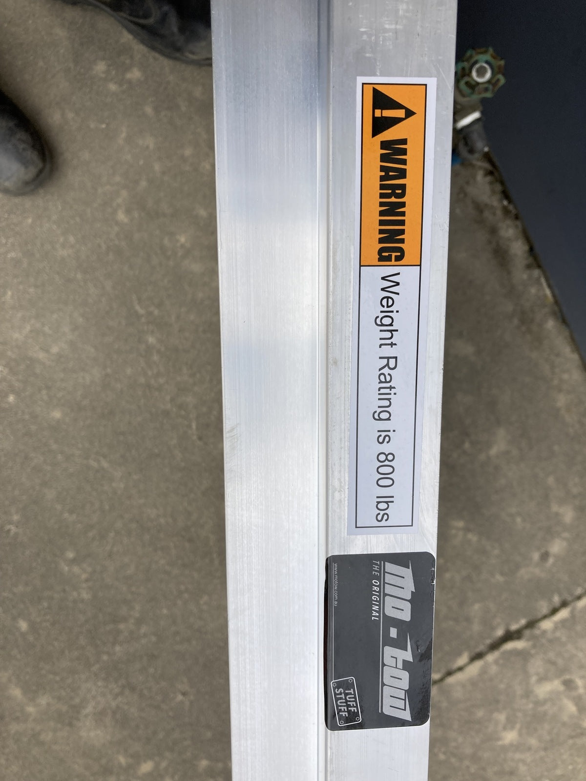 Ramptec Aluminium Threshold Ramp 153cm X 76cm - 362Kg Capacity