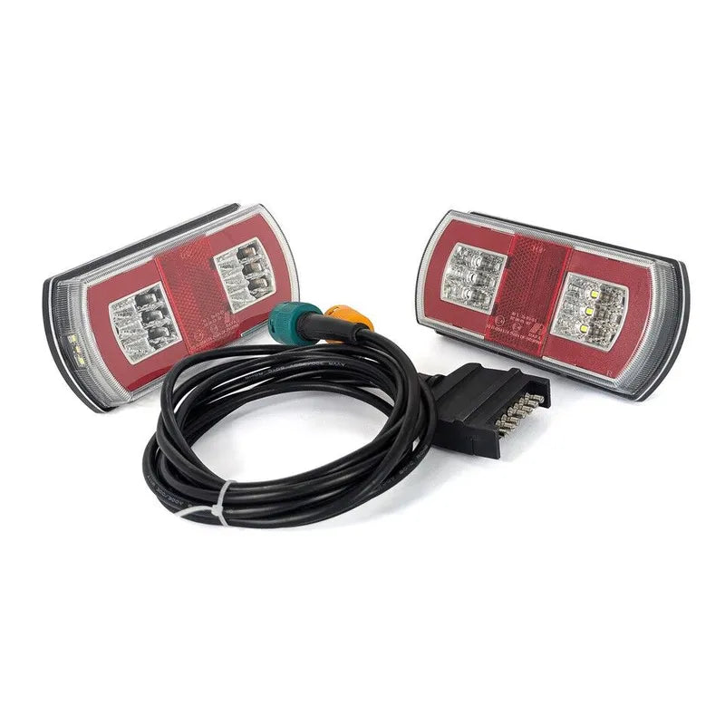 DIY Plug And Play Led Light Kit Suits Motorbike and Mobility carriers - Brackets included for mounting