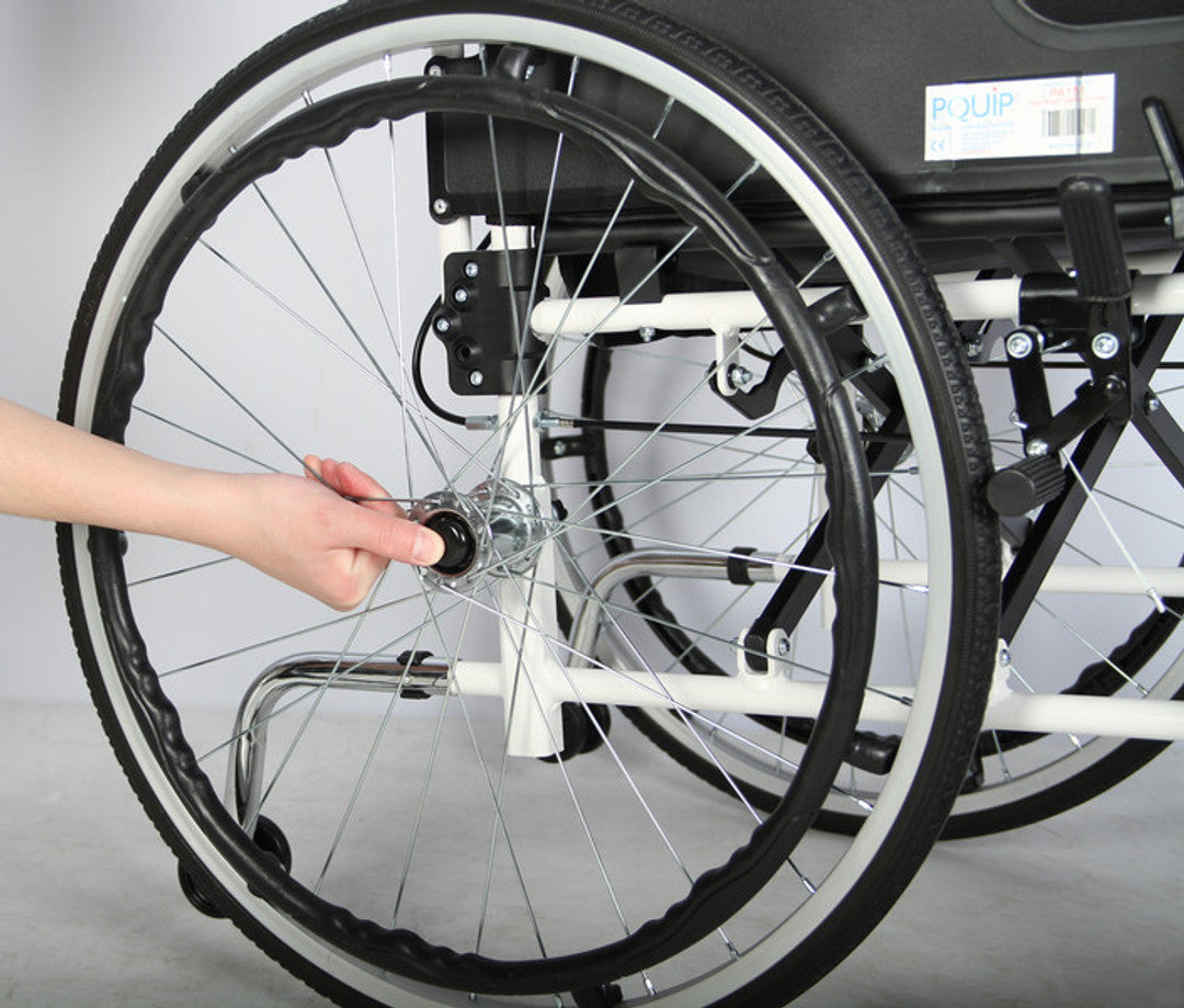 PA151 DELUXE LIGHTWEIGHT ALUMINIUM WHEELCHAIR - 46cm