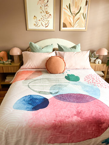 DuraBreathe Luna Bloom Quilt Cover set