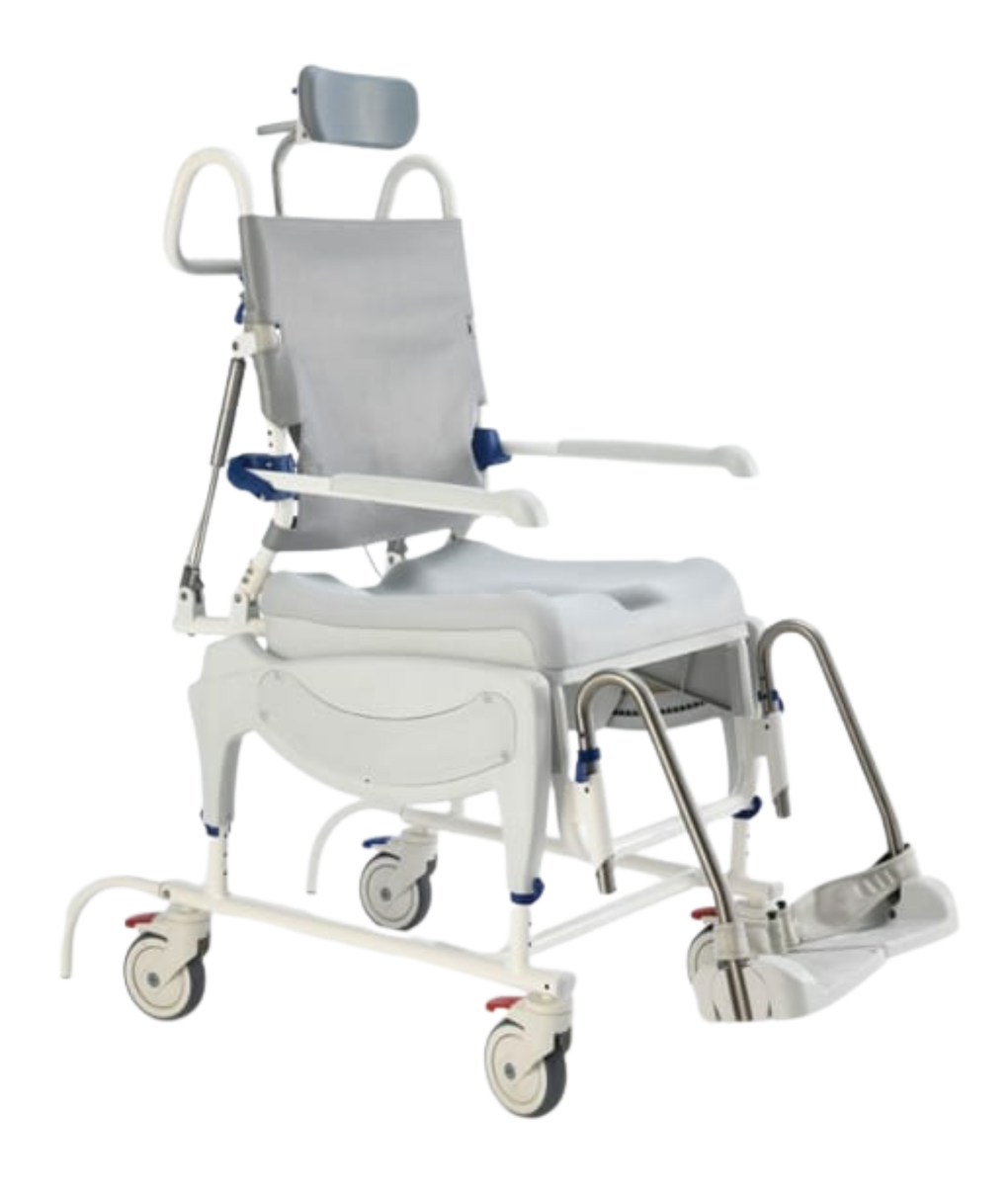 Aquatec Ocean Ergo Dual VIP Transit Tilt & Recline Shower Commode