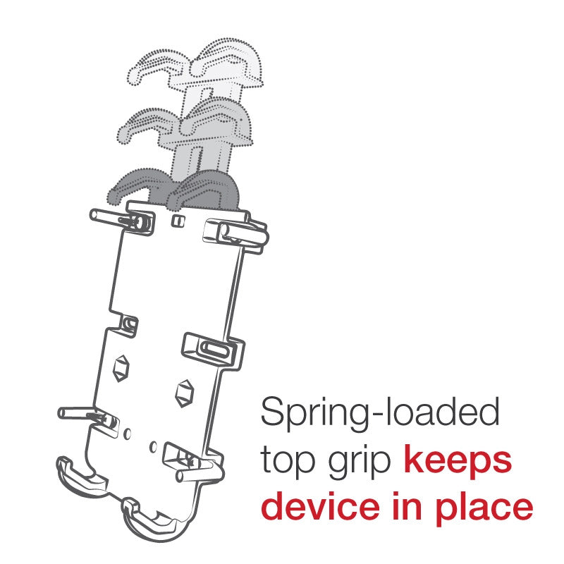 Quick-Grip XL Phone Holder with B-Size Ball