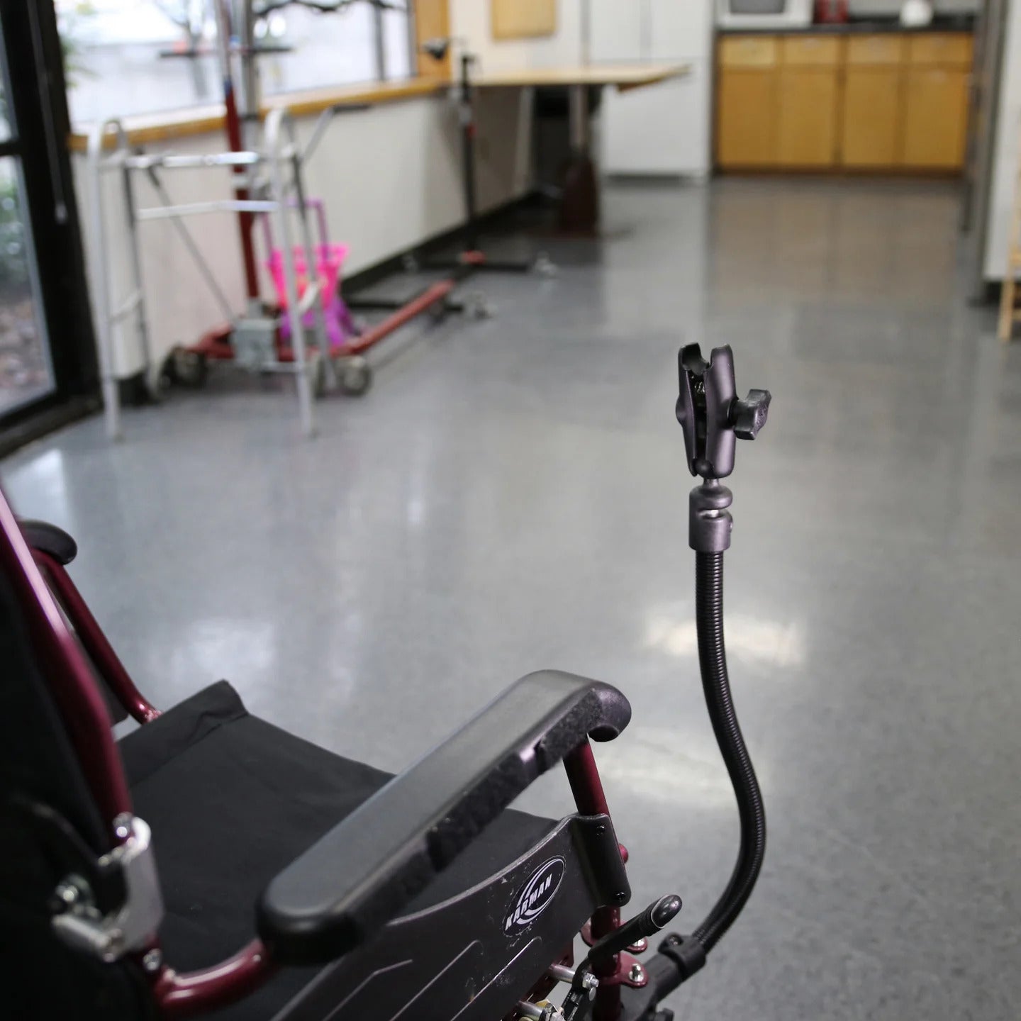 Tough-Claw with RAM Flex-Rod 26" Extension Arm for Wheelchairs