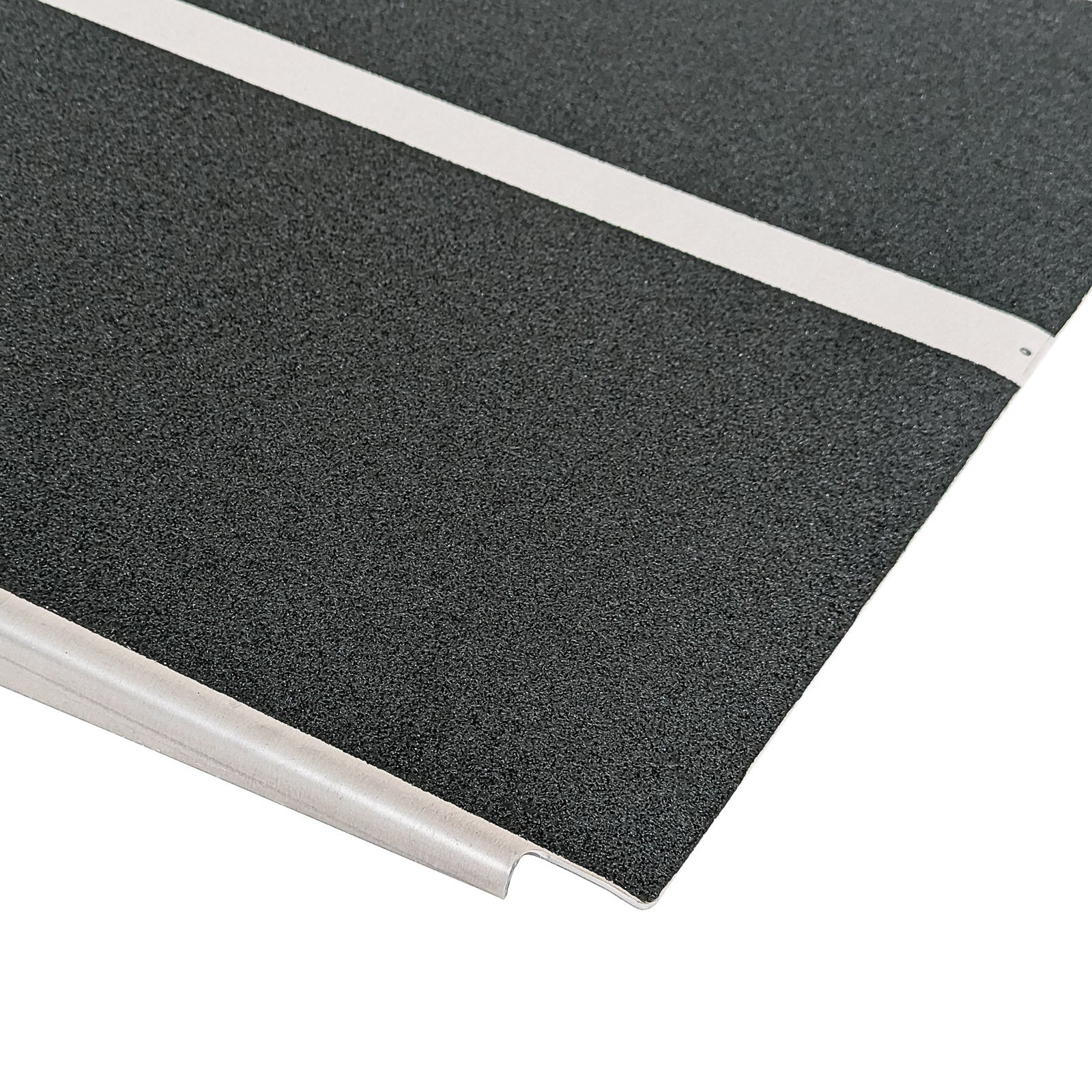 Ramptec Aluminium Adjustable Threshold Ramp 76Cm X 76Cm 272Kg Capacity - With Grit Tape
