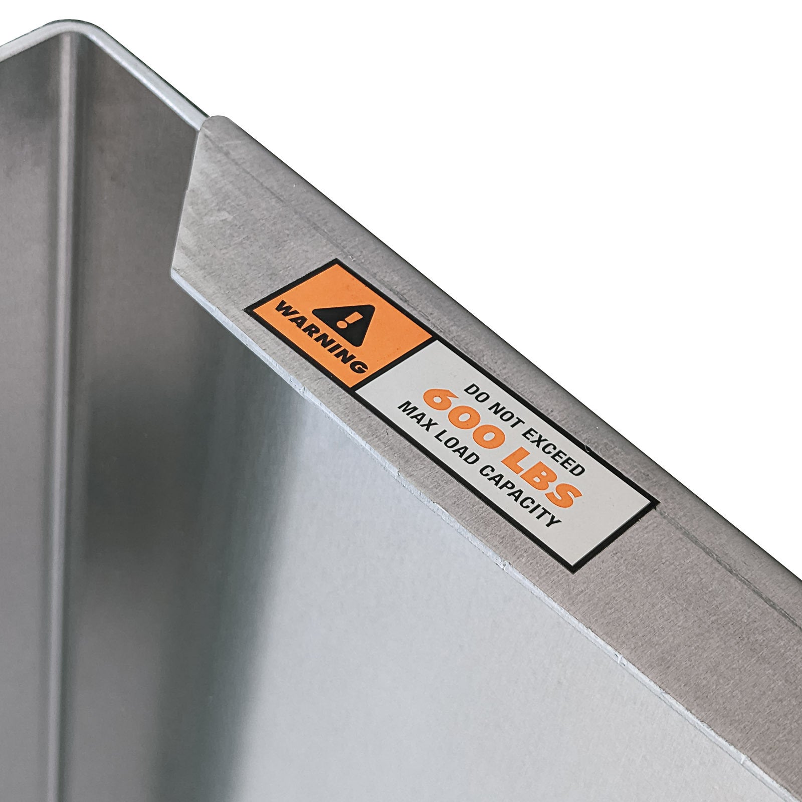 Ramptec Aluminium Adjustable Threshold Ramp 90Cm X 90Cm 272Kg Capacity - With Grit Tape