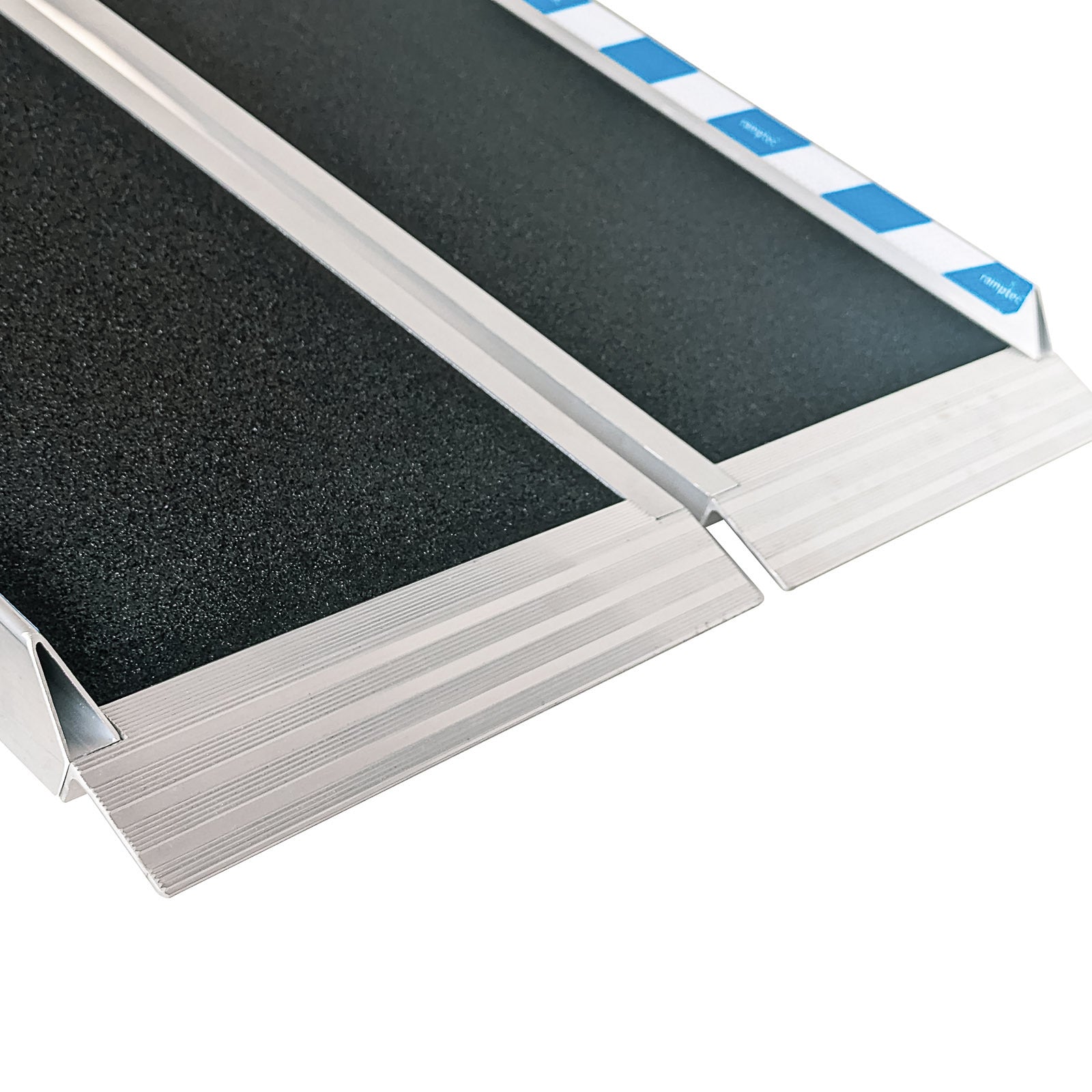 Ramptec 8 Foot Heavy Duty Aluminium Wheelchair / Scooter Ramp Portable with Grit Tape