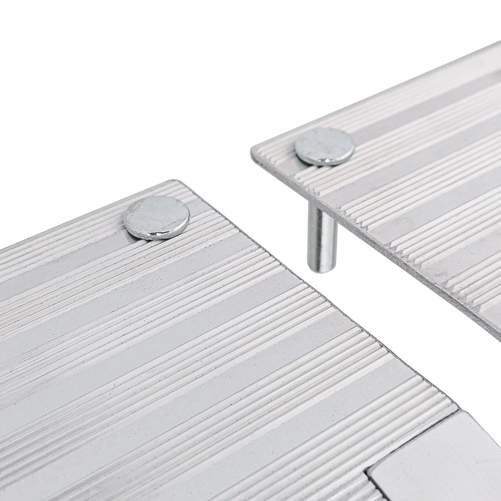 Ramptec 8 Foot Heavy Duty Aluminium Wheelchair / Scooter Ramp Portable with Grit Tape