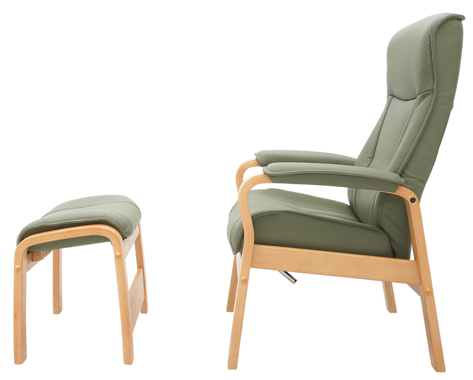 Oslö President Recliner Chair with Ottoman
