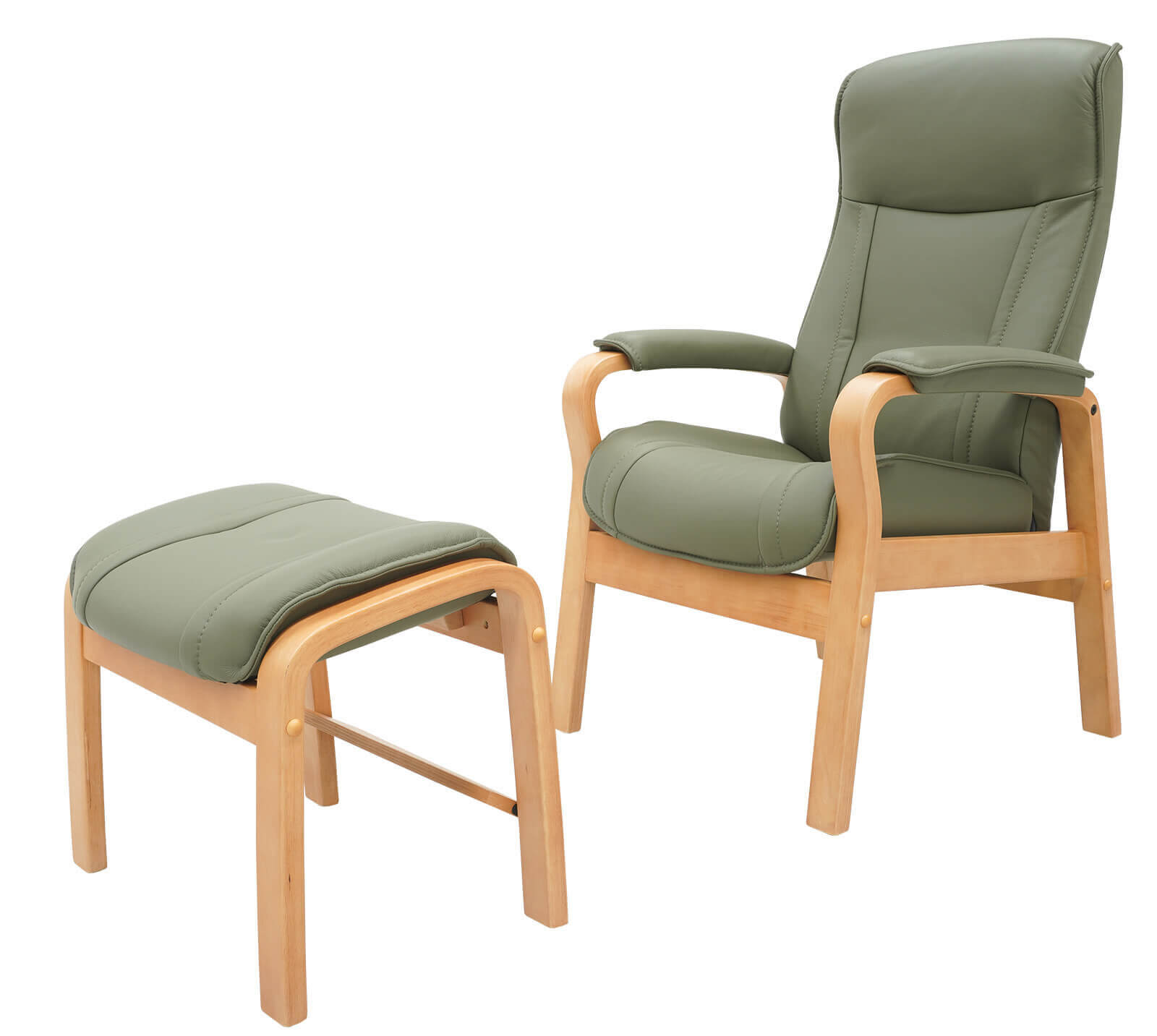Oslö President Recliner Chair with Ottoman