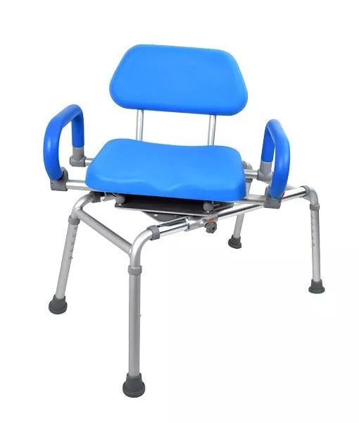 Transfer Bench Sliding Swivel Bench Aluminium Rust Free