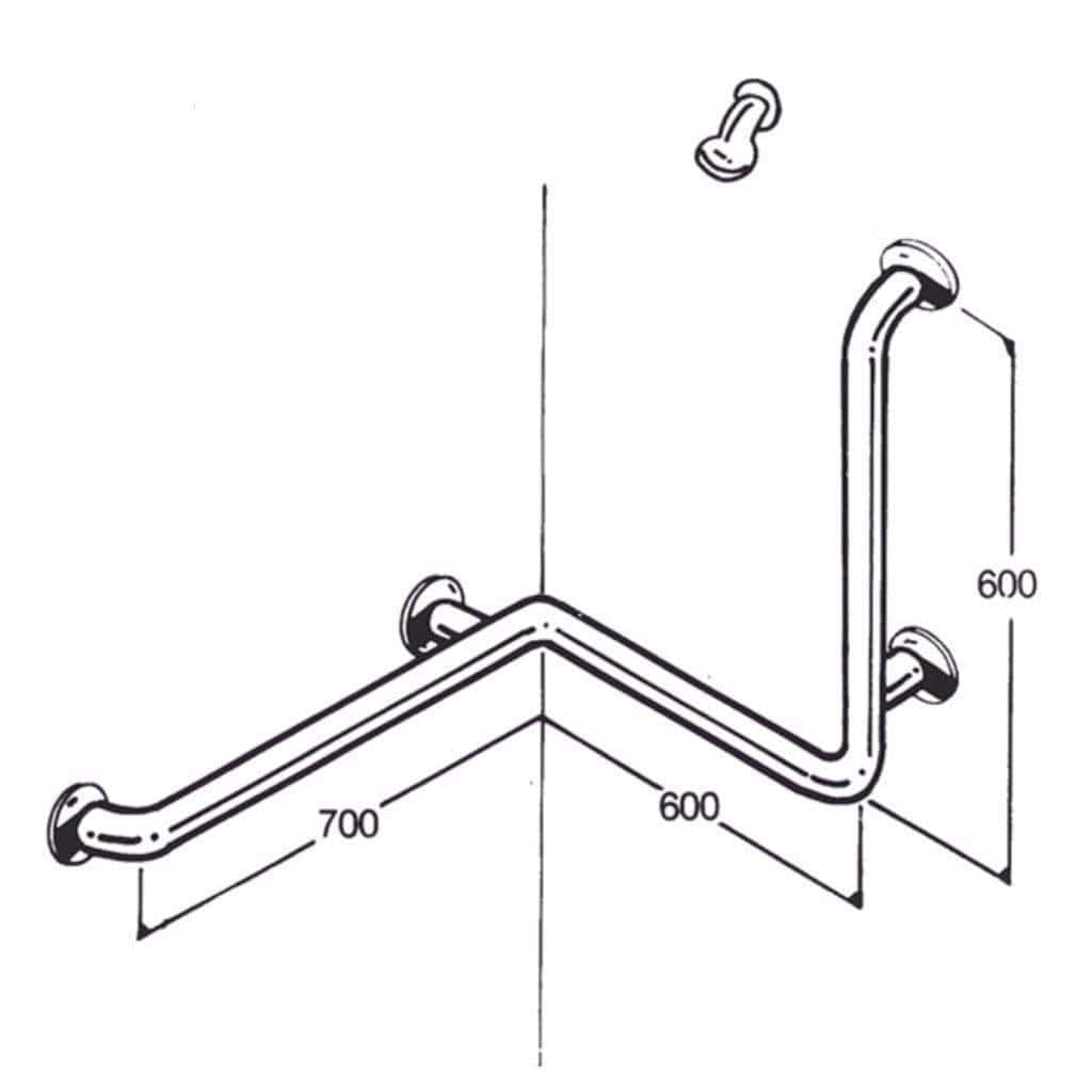 Bath / Shower Rails (10 Different Styles & Sizes Available)