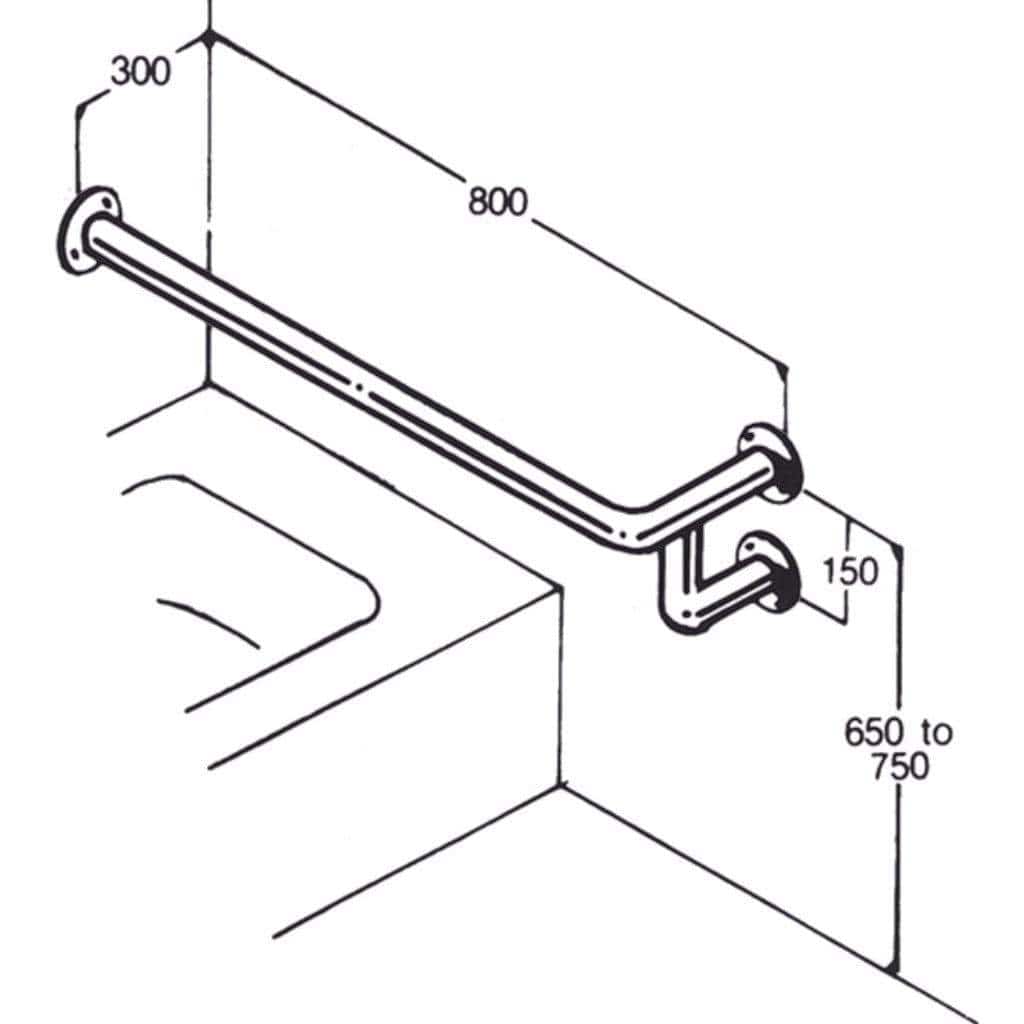 Bath / Shower Rails (10 Different Styles & Sizes Available)