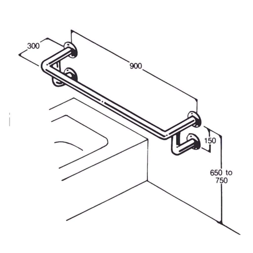 Bath / Shower Rails (10 Different Styles & Sizes Available)