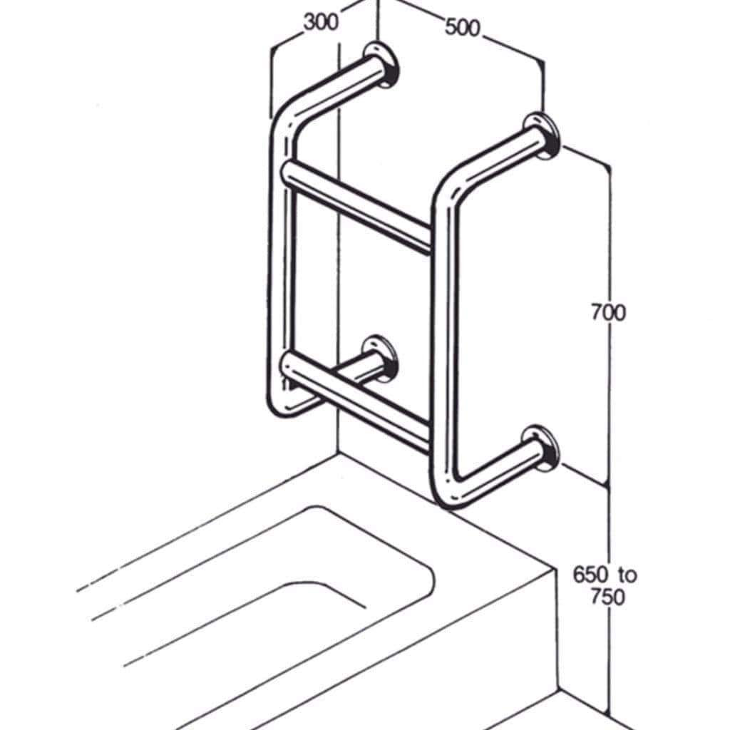 Bath / Shower Rails (10 Different Styles & Sizes Available)