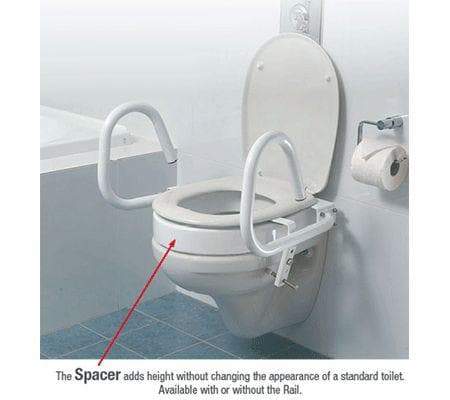 Care Quip - Throne Toilet Aid - 3 in 1 by Care Quip