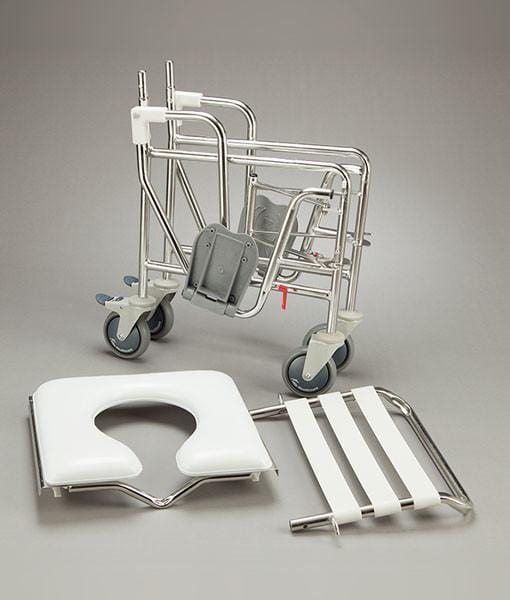 Care Quip - Mobile Shower Commode Folding AE0740 by Care Quip