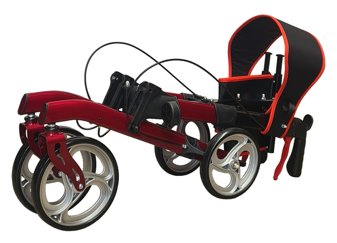 Compact 10” Front X-Fold Rollator