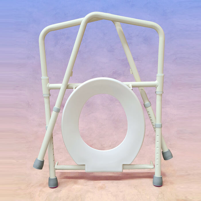 Aluminium Folding Over Toilet Aid by PQUIP