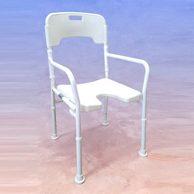 PQUIP Foldable Aluminium Shower Chair