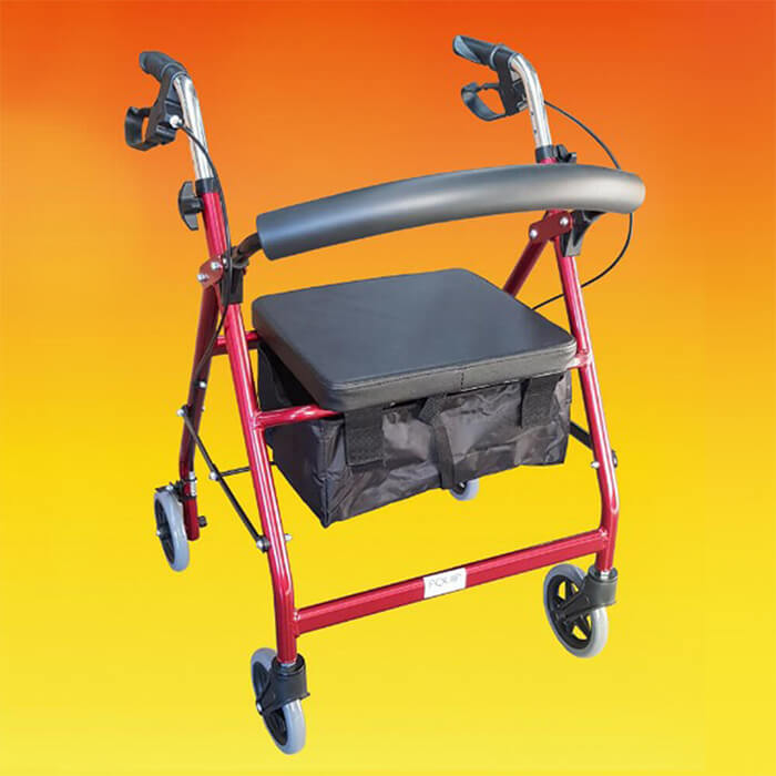 PQUIP 6" Wheel Aluminium Rollator