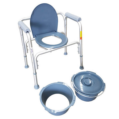 PQUIP Aluminium Commode Chair 