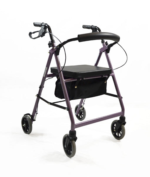 Hero Medical 4-Wheeled Mobility Walker – Walking Frame with Rollator