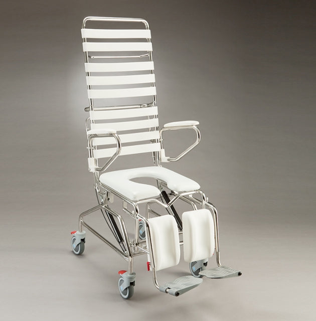 Tilting Mobile Shower Commode