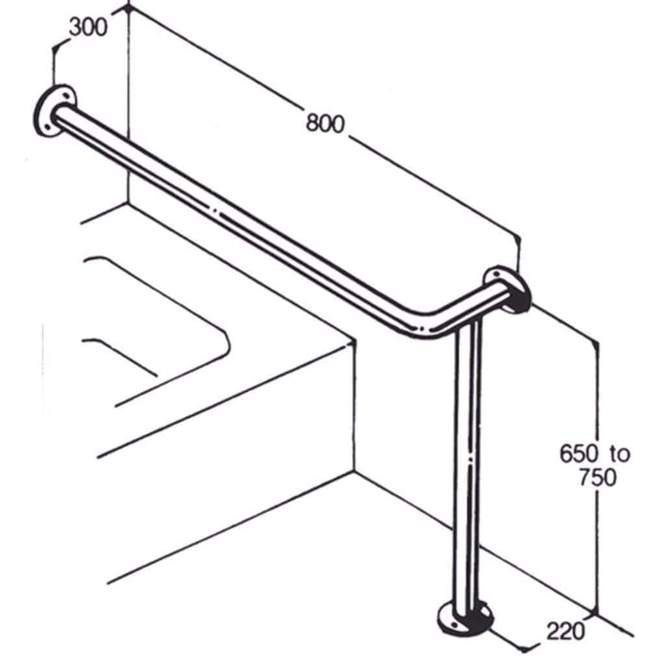 Bath / Shower Rails (10 Different Styles & Sizes Available)