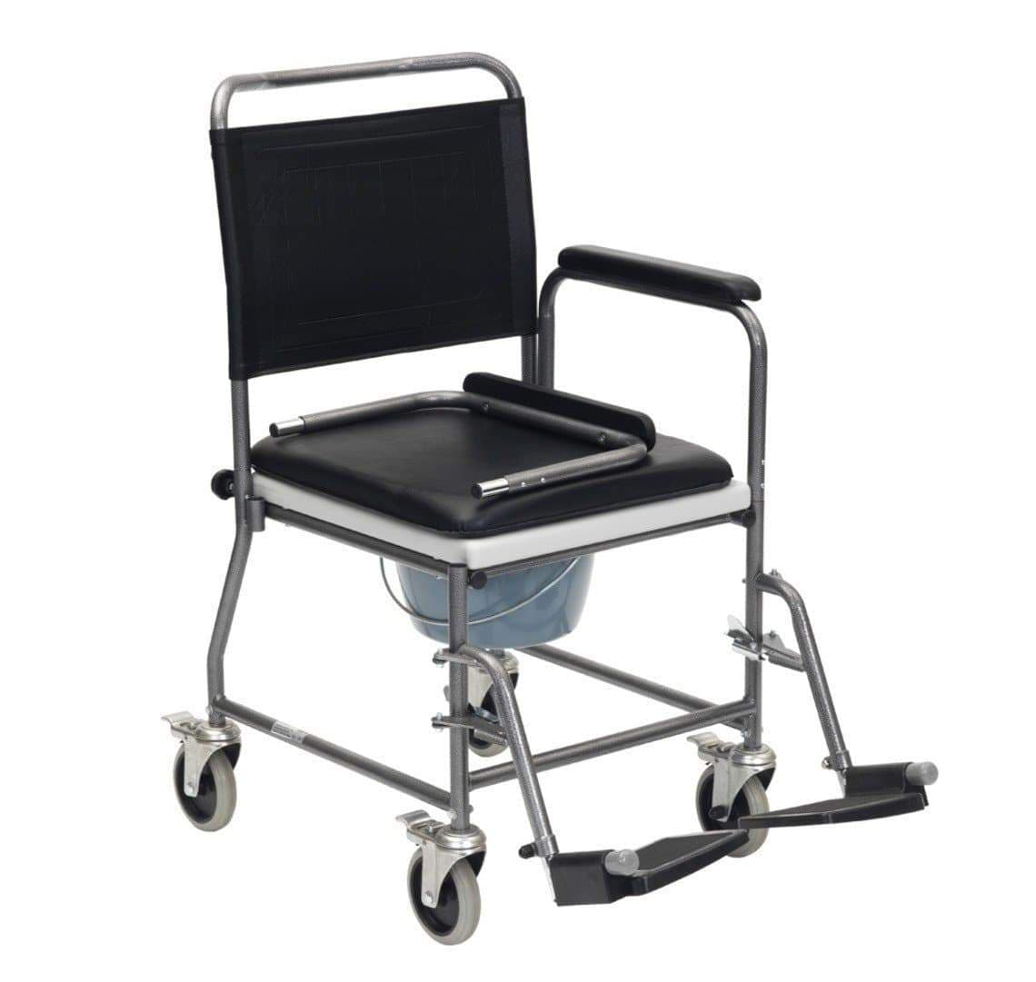 Glideabout Commode with Removable Armrests CWC004SVAU by Drive