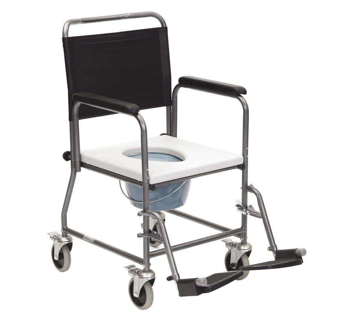 Glideabout Commode with Removable Armrests CWC004SVAU by Drive